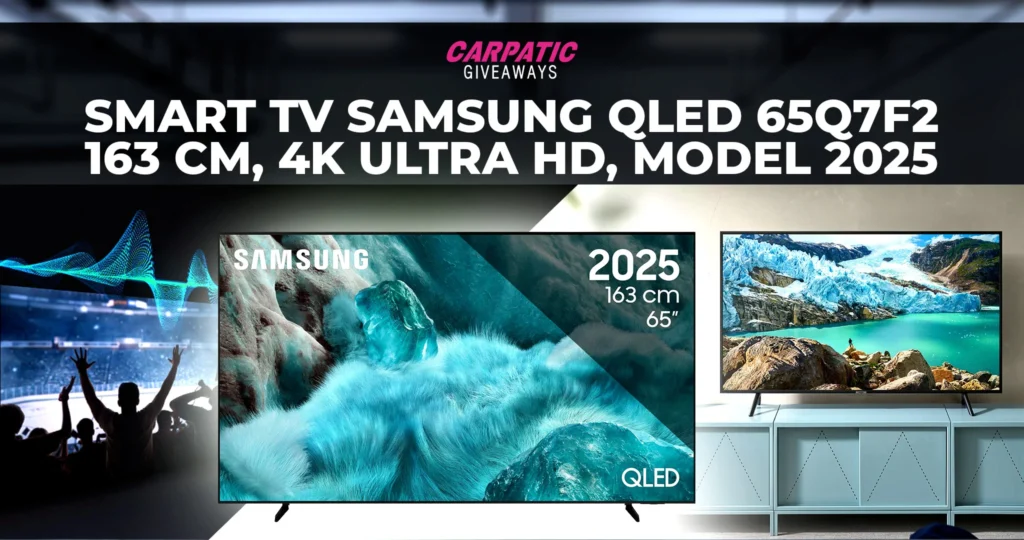 SMART TV SAMSUNG QLED 65Q7F2, 163 cm, 4K ULTRA HD, Model 2025