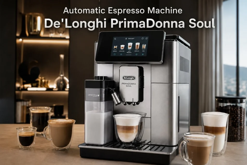 Automatic Espresso Machine De’Longhi PrimaDonna Soul